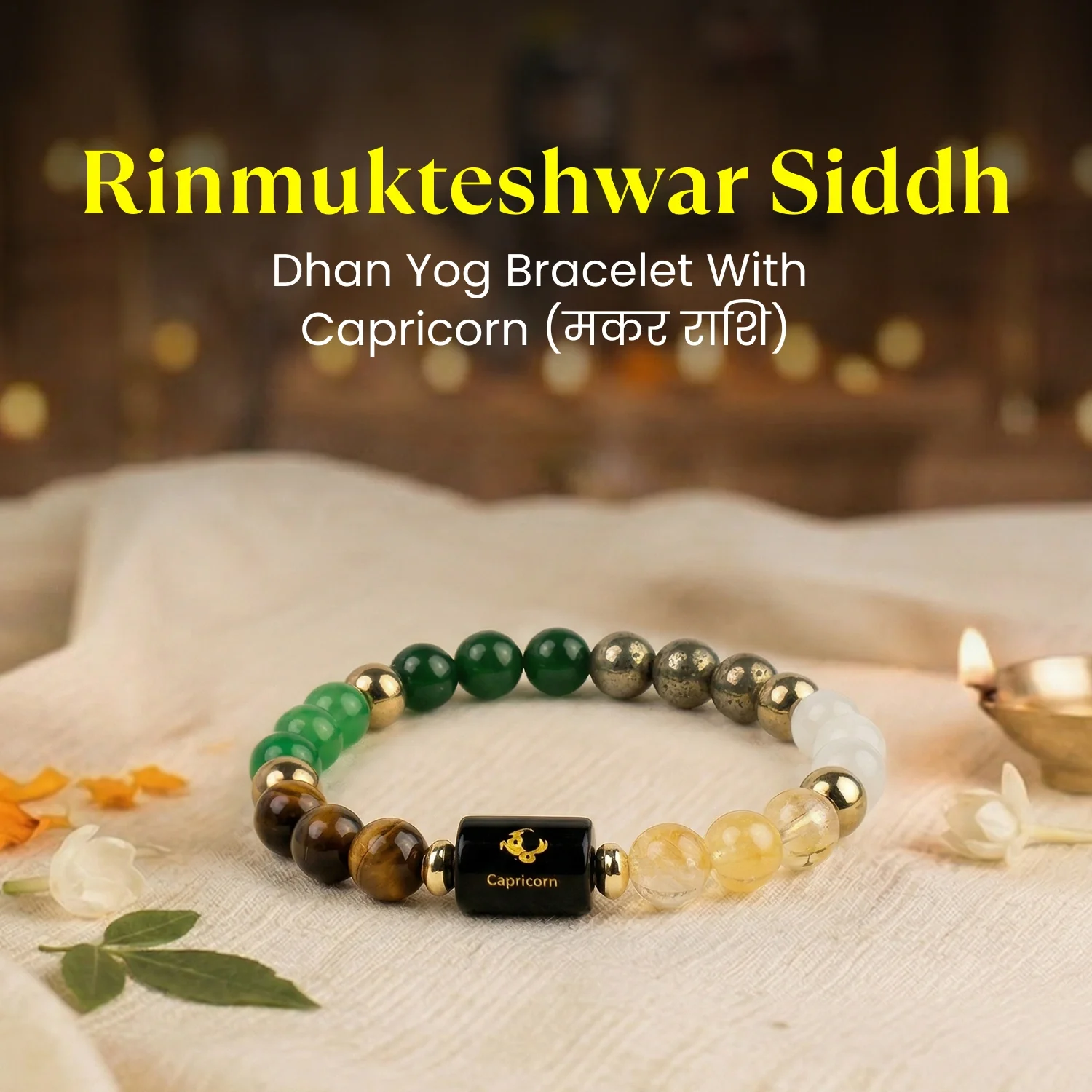 Rinmukteshwar Siddh Dhan Yog Bracelet with Zodiac Charm - Image 20