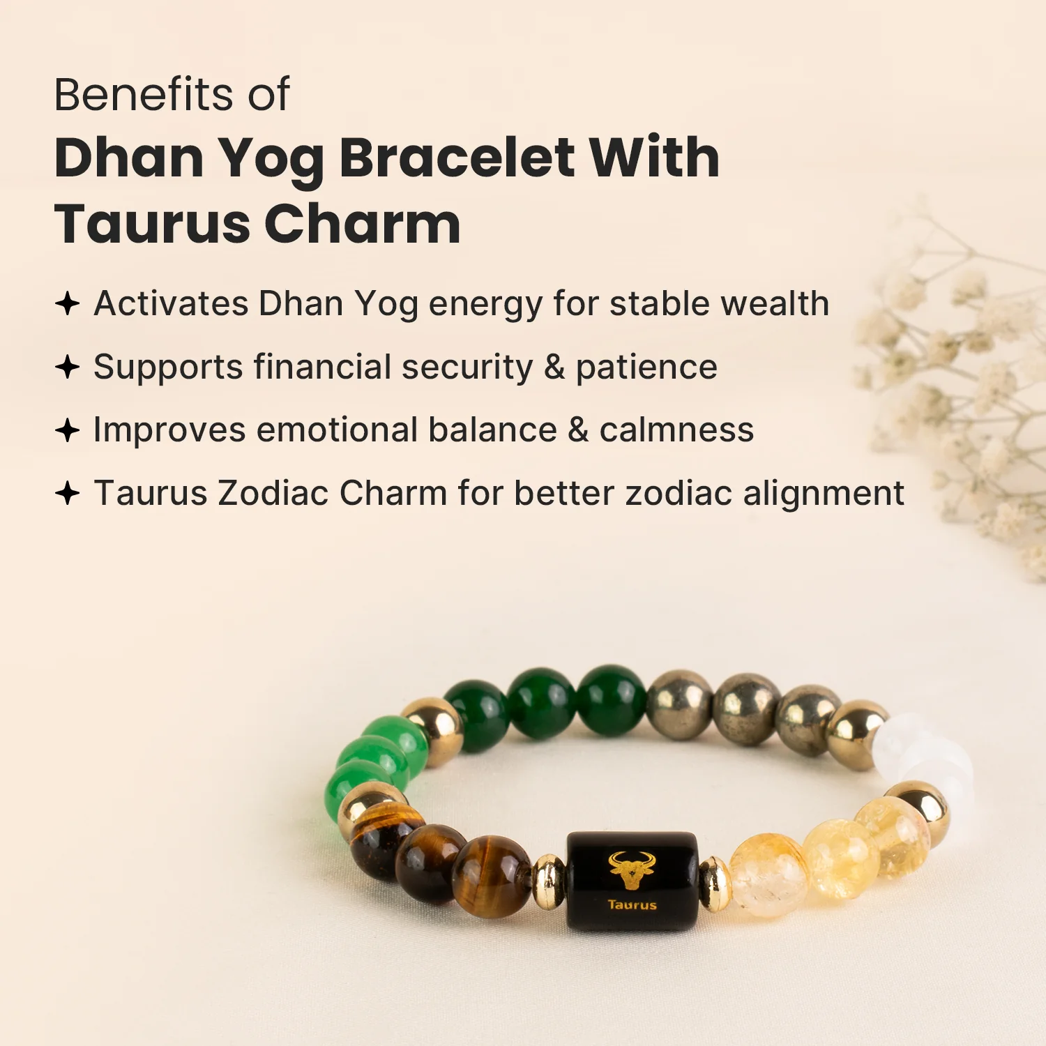 Rinmukteshwar Siddh Dhan Yog Bracelet with Zodiac Charm - Image 23