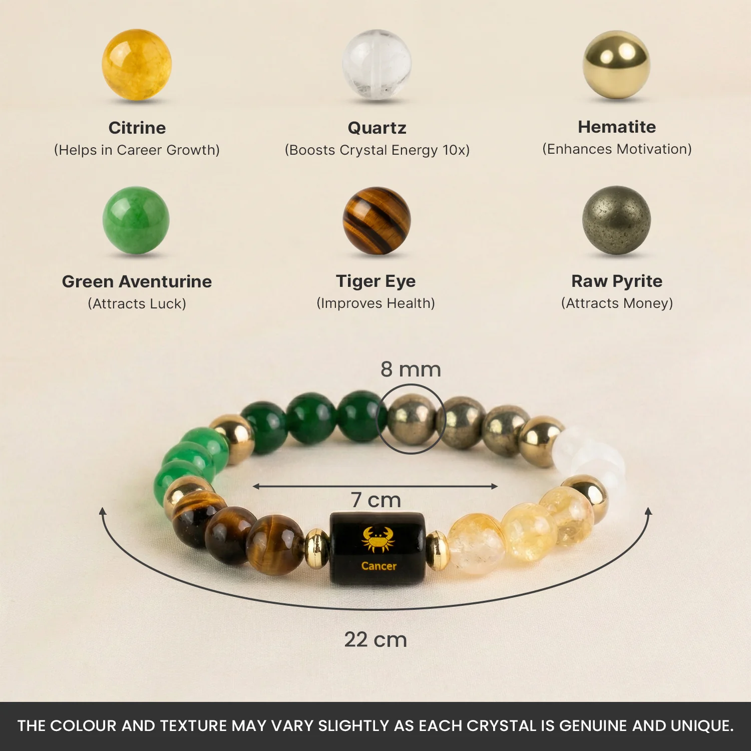 Rinmukteshwar Siddh Dhan Yog Bracelet with Zodiac Charm - Image 39