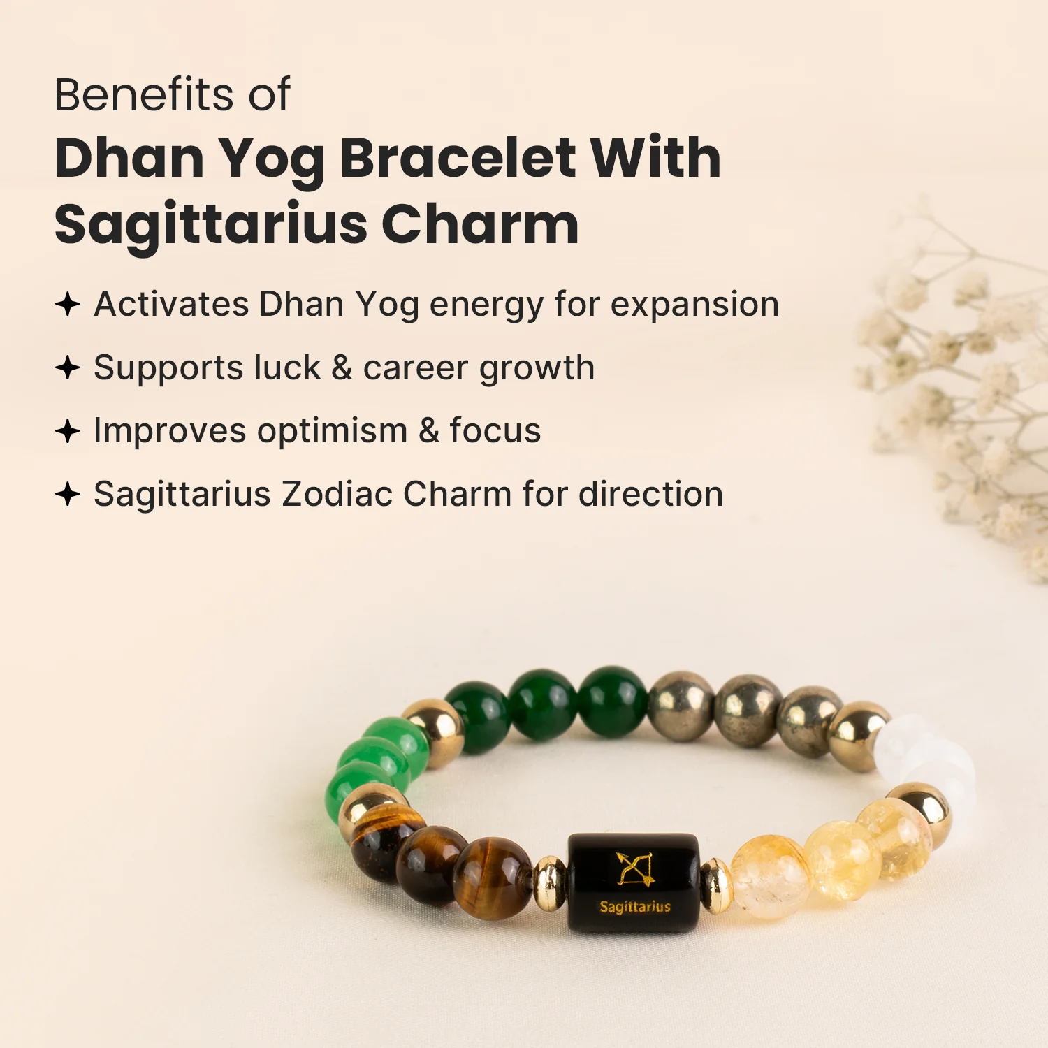 Rinmukteshwar Siddh Dhan Yog Bracelet with Zodiac Charm - Image 51