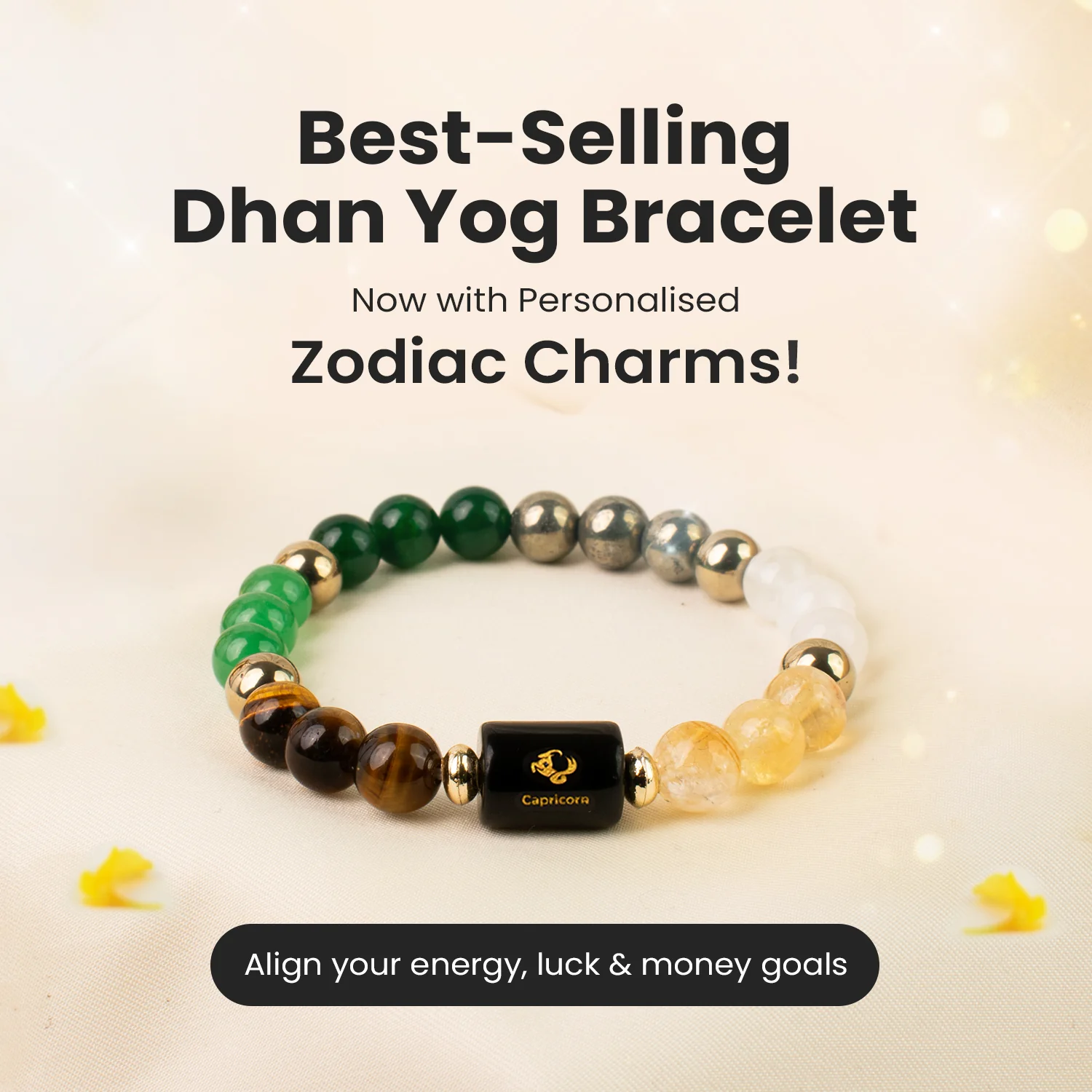 Rinmukteshwar Siddh Dhan Yog Bracelet with Zodiac Charm - Image 53