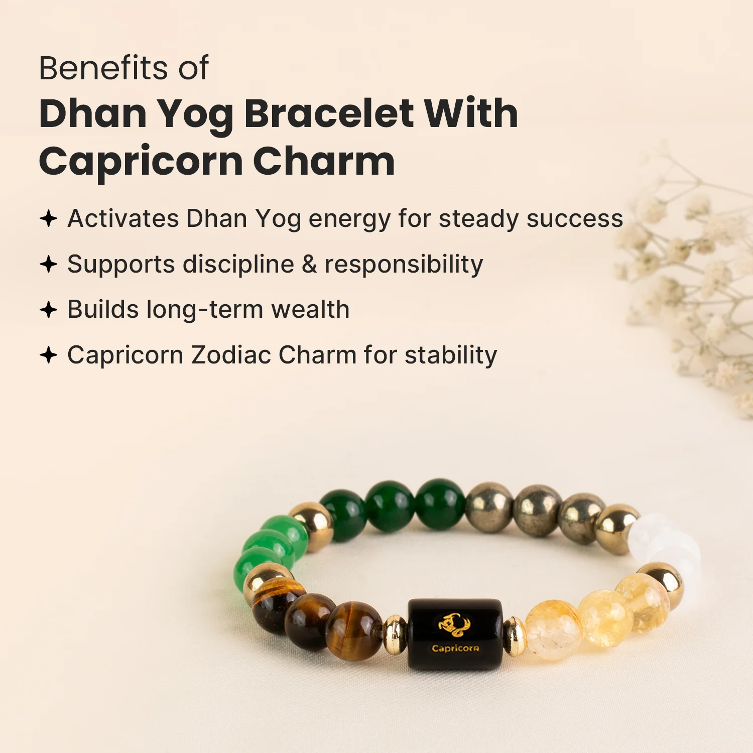 Rinmukteshwar Siddh Dhan Yog Bracelet with Zodiac Charm - Image 56