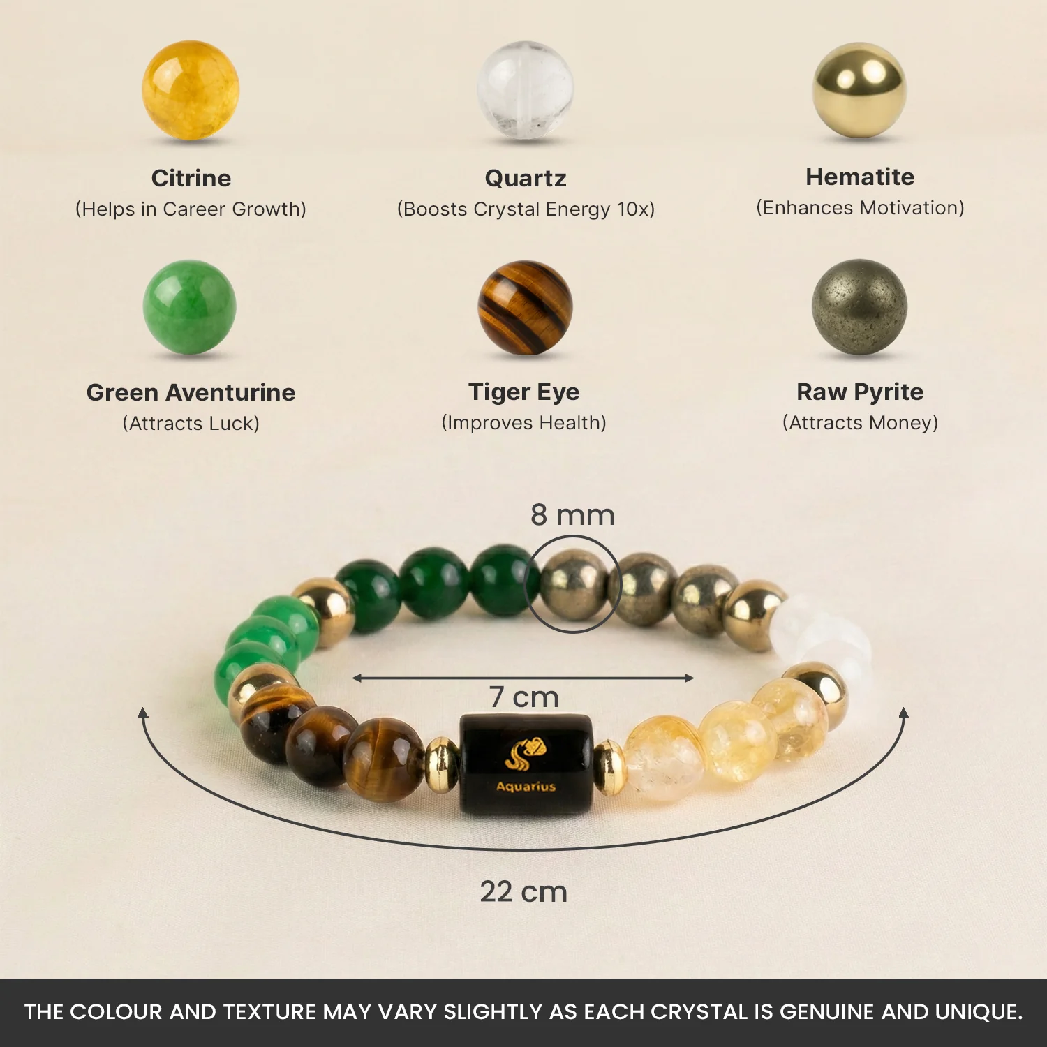 Rinmukteshwar Siddh Dhan Yog Bracelet with Zodiac Charm - Image 71