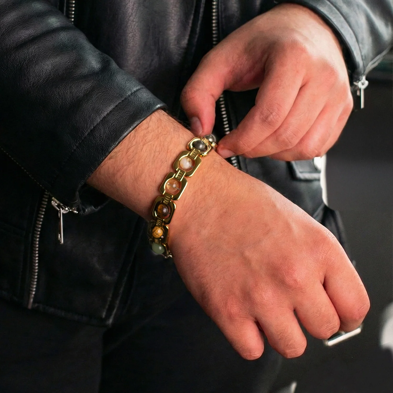 Metal Dhan Yog Bracelet - Gold - Image 8