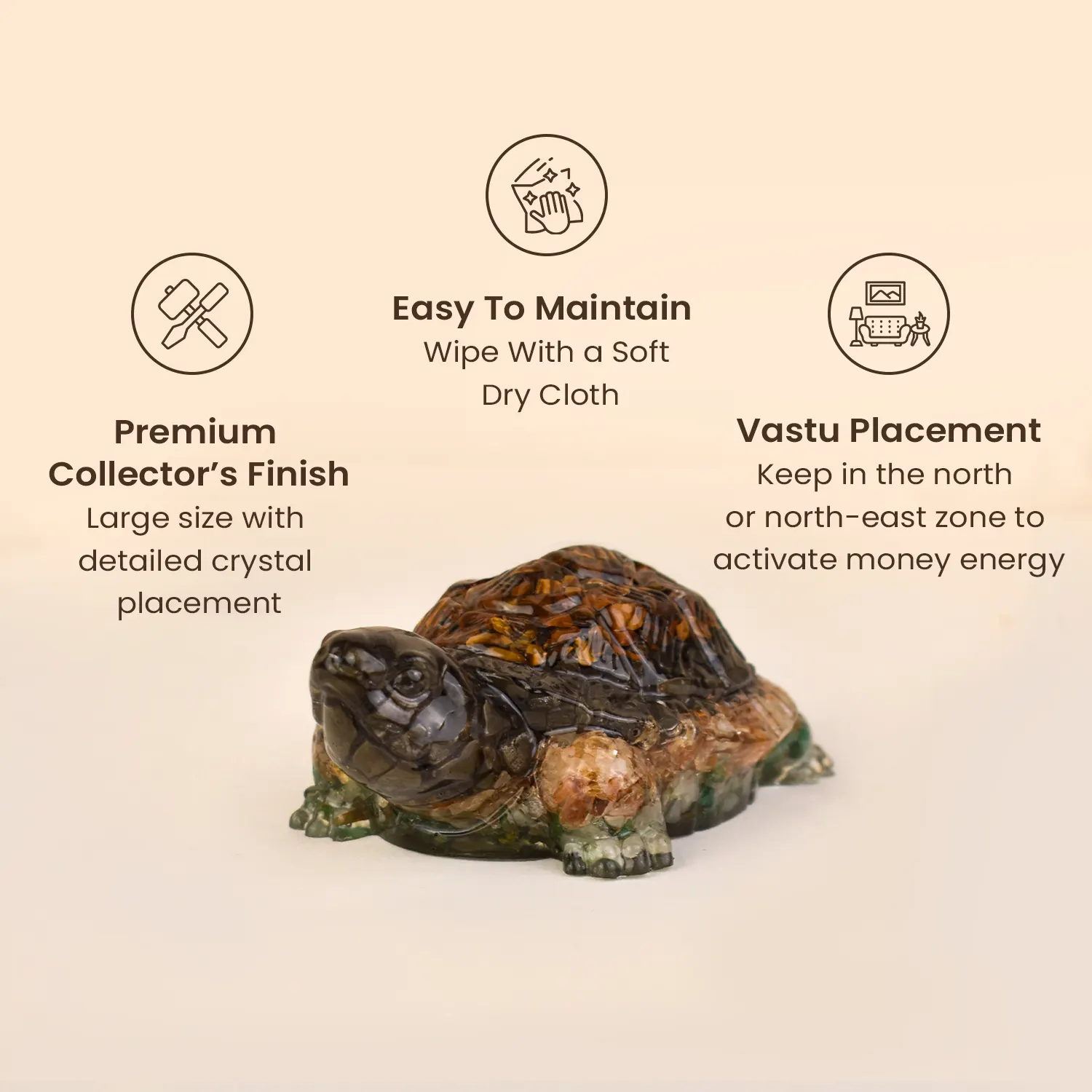 Collector’s Edition Vastu Dhan Yog Tortoise (Big size) - Image 9