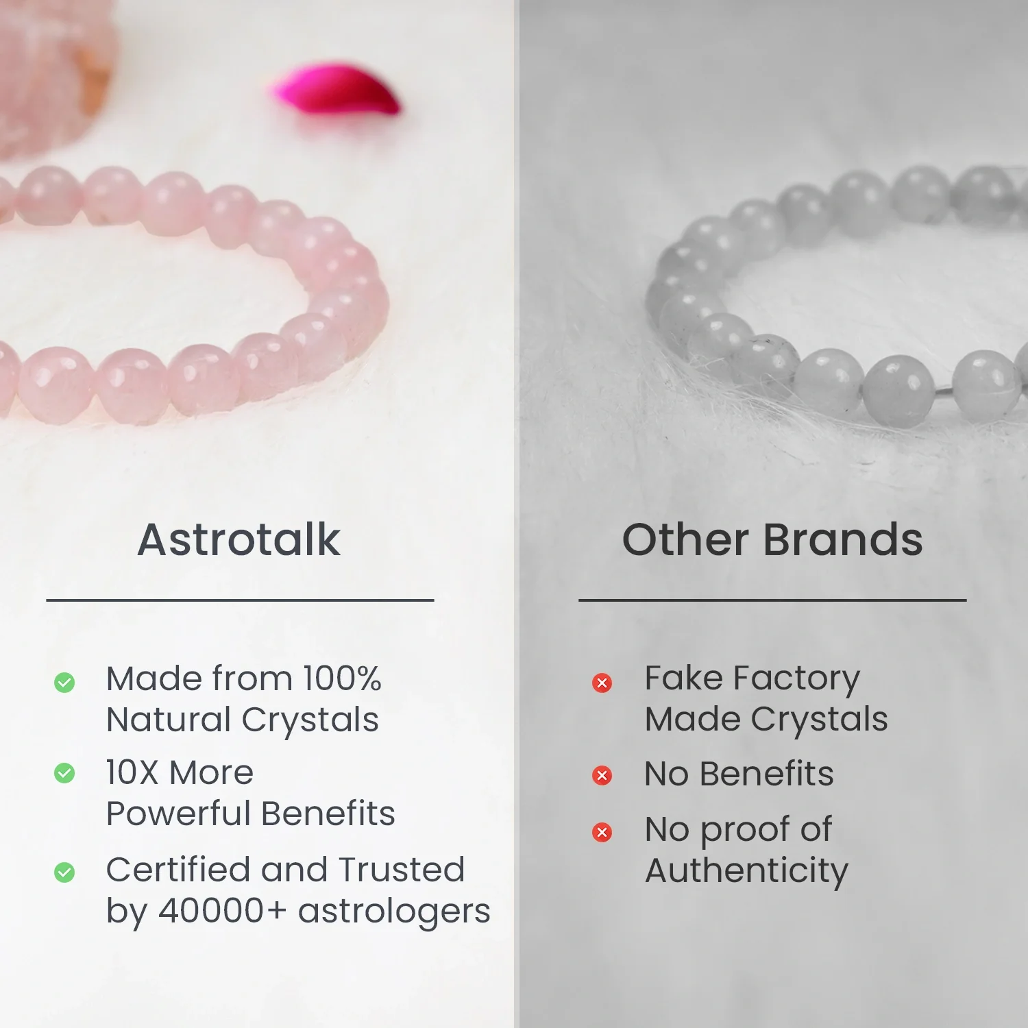 Rose Quartz Mala - 8mm || 108 Beads - Image 7