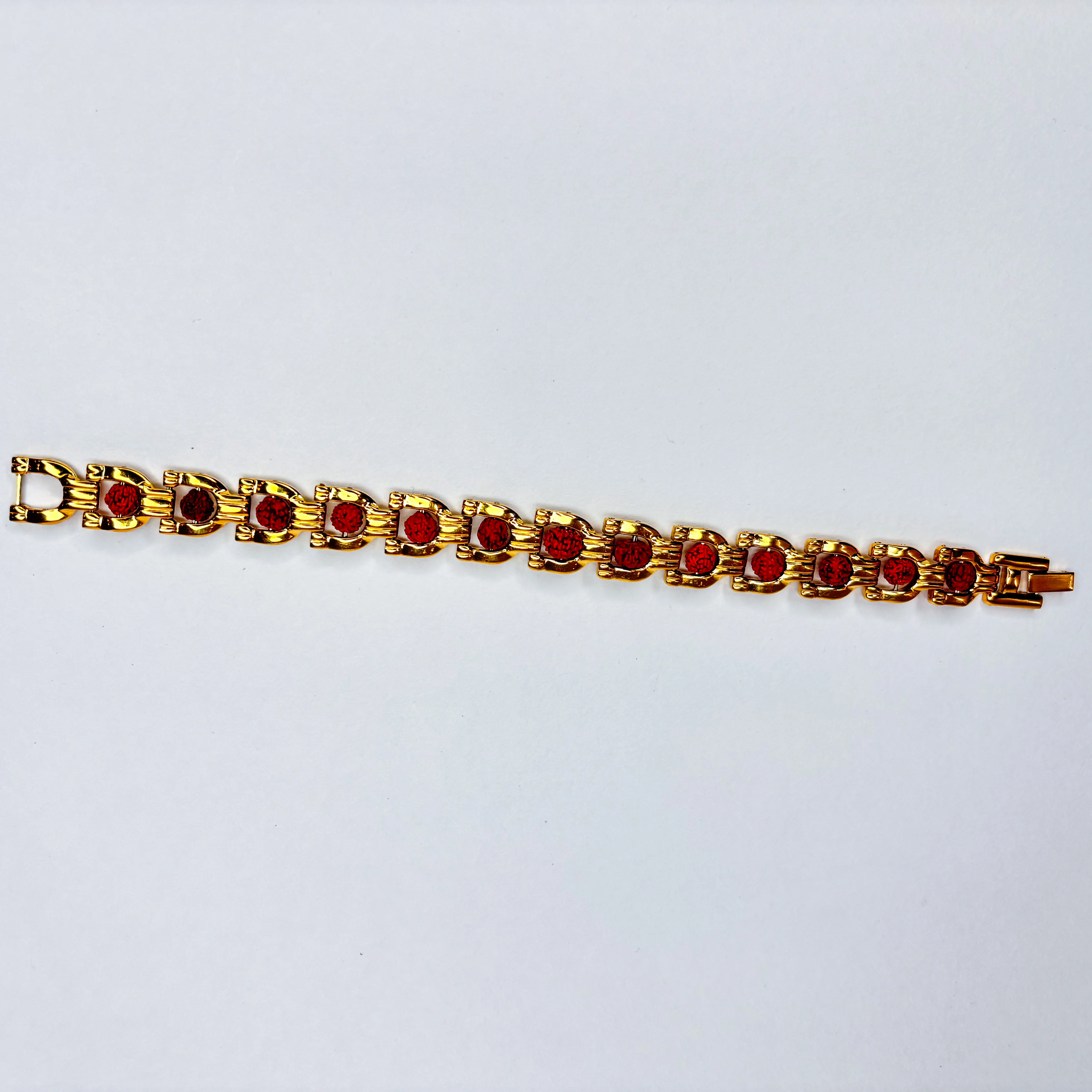 Rudraksha Stainless Steel Bracelet (Men) - Image 4