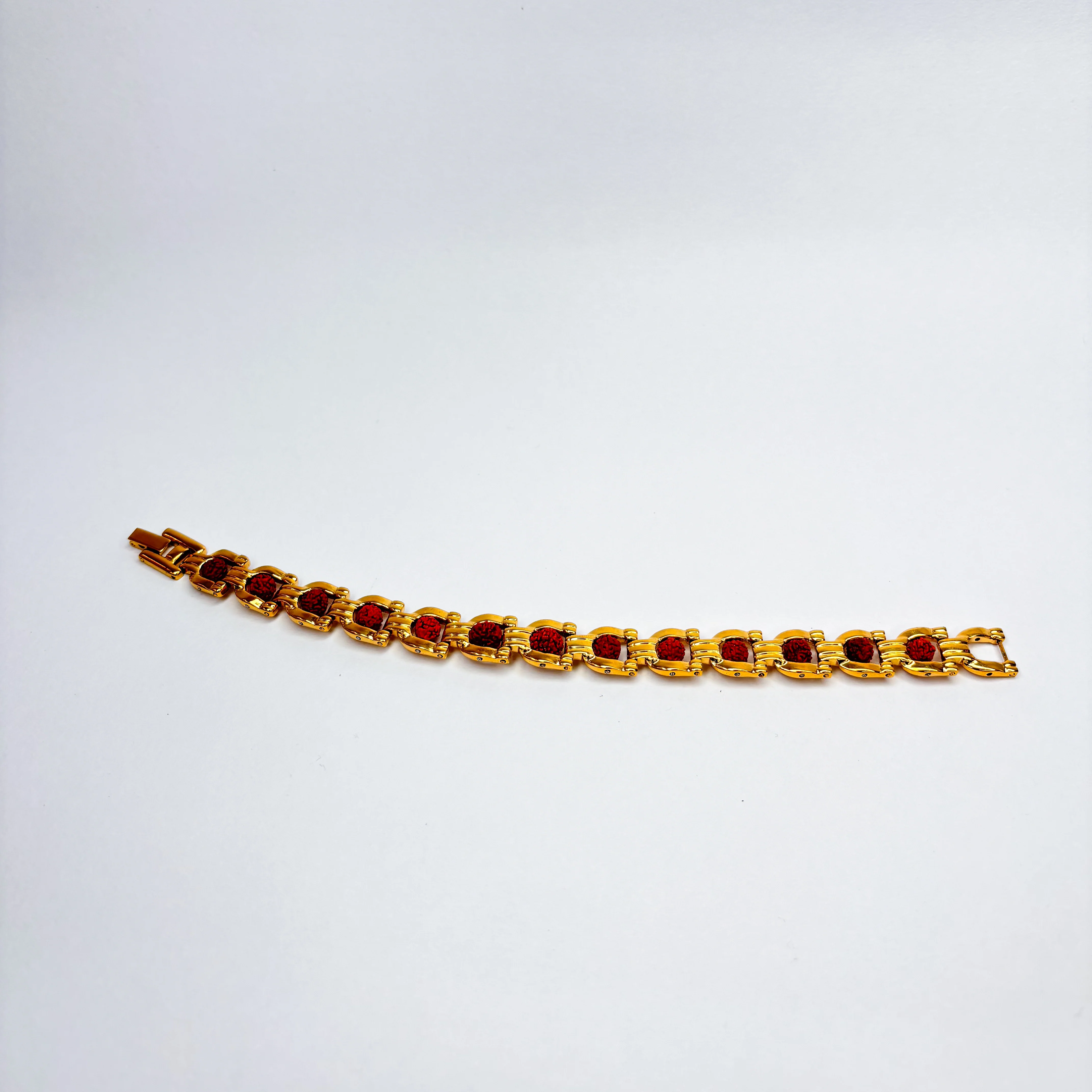 Rudraksha Stainless Steel Bracelet (Men) - Image 6