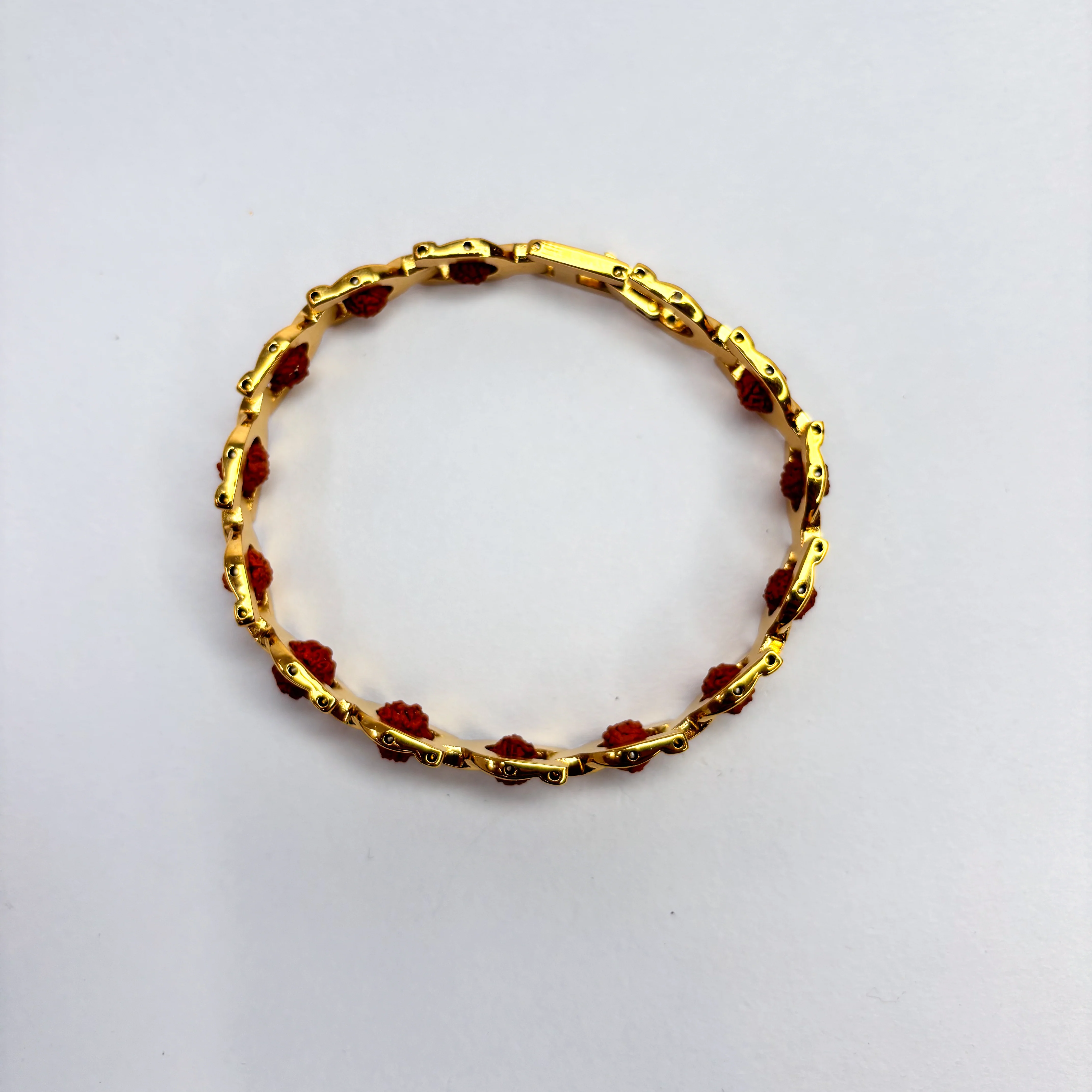 Rudraksha Stainless Steel Bracelet (Men) - Image 7