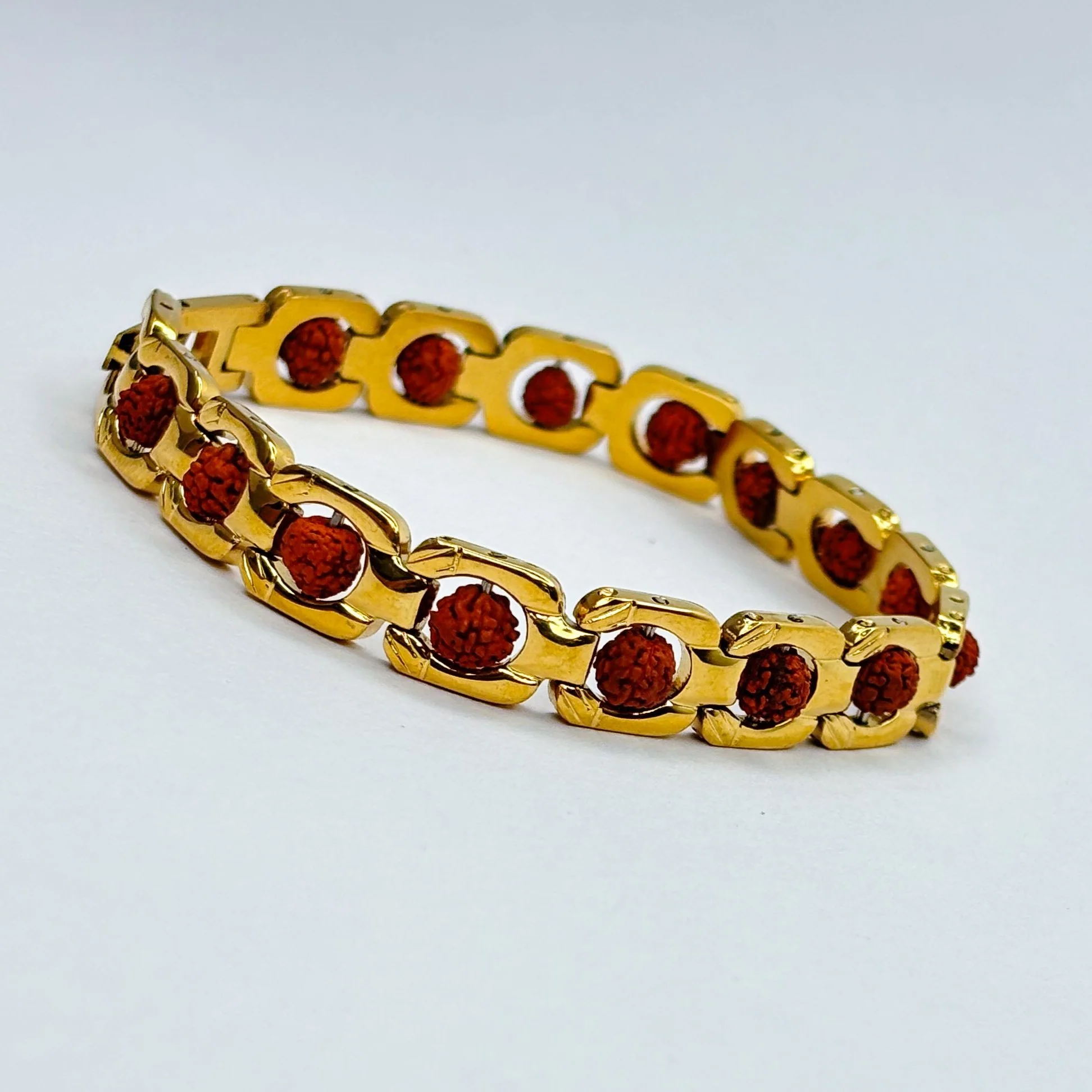 Rudraksha Bracelet For Women Stainless Steel - Image 3