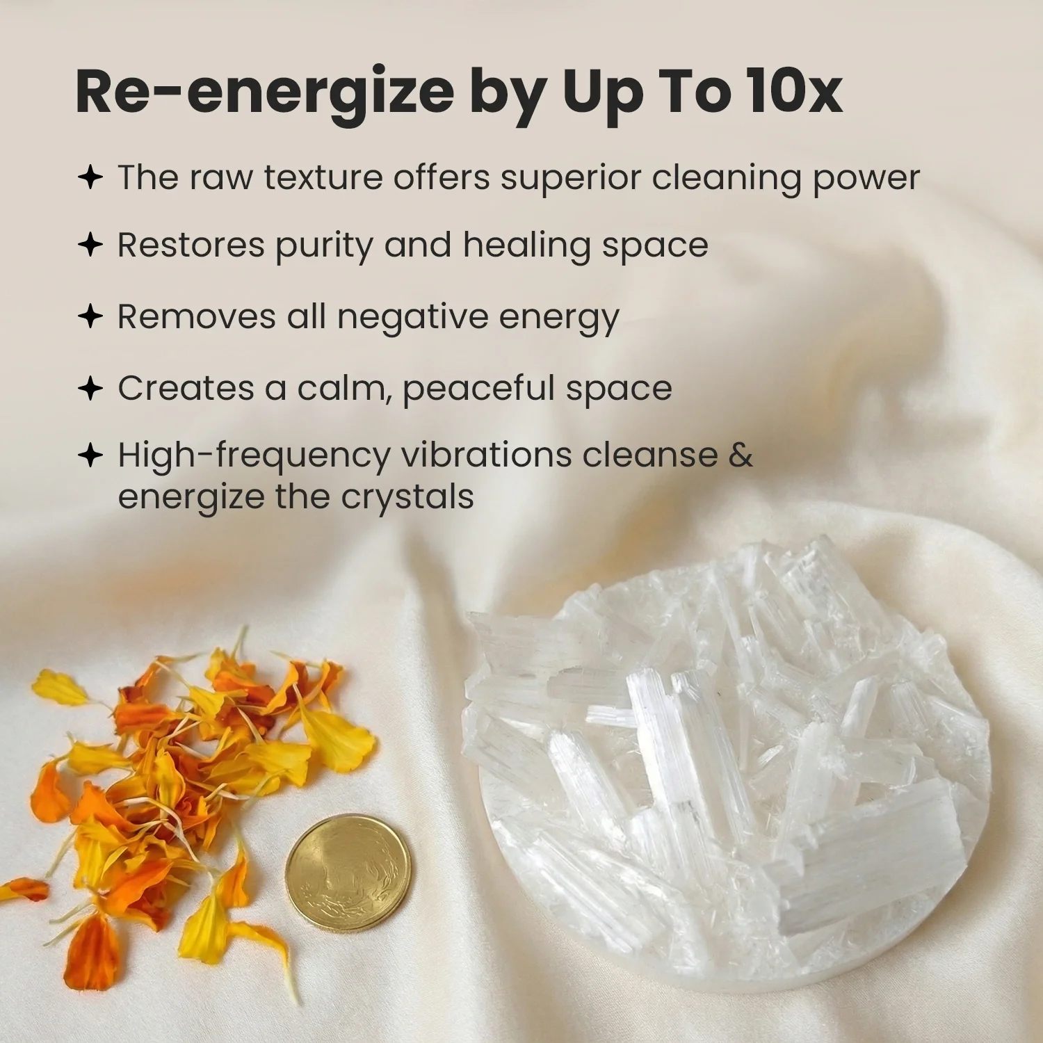 Dhan Yog Bracelet with FREE Raw Selenite Plate - Image 7