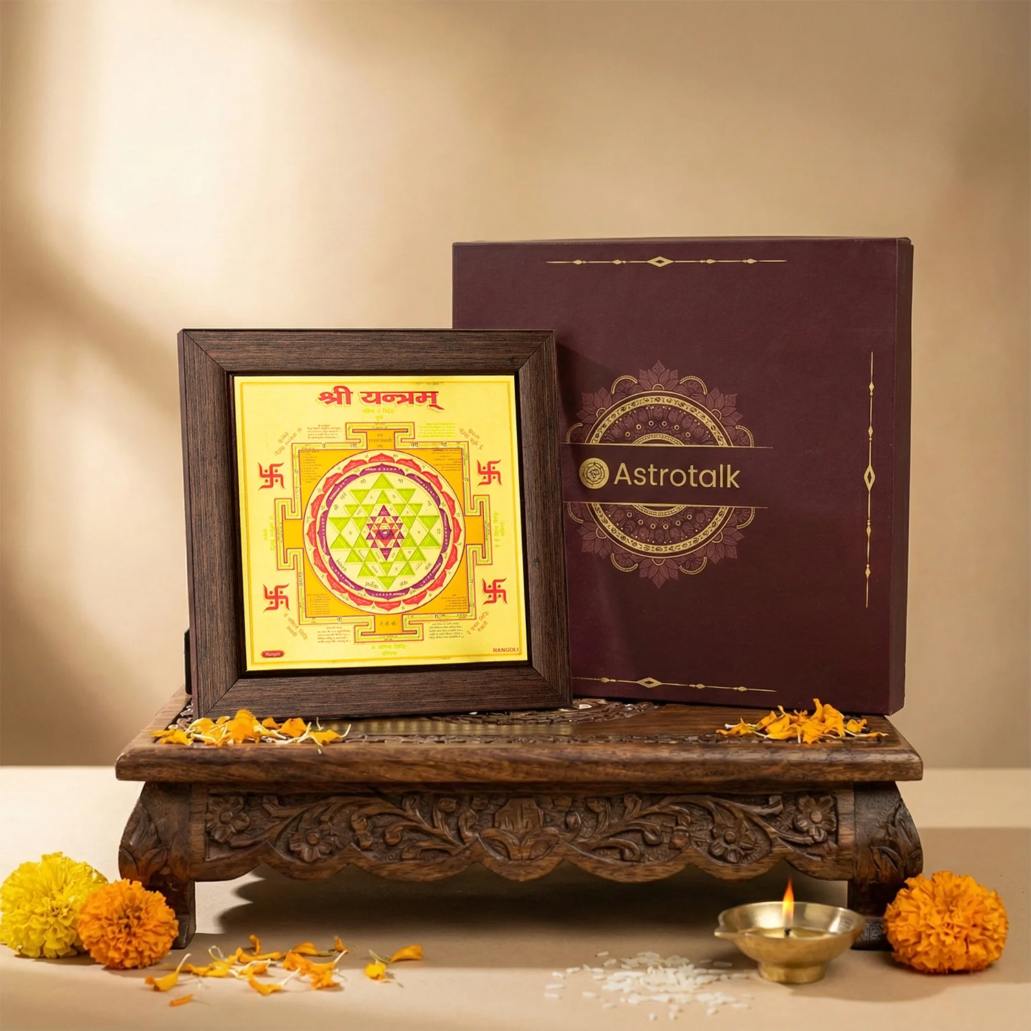 Shree Yantra (6×6 inch) with Frame - Image 8