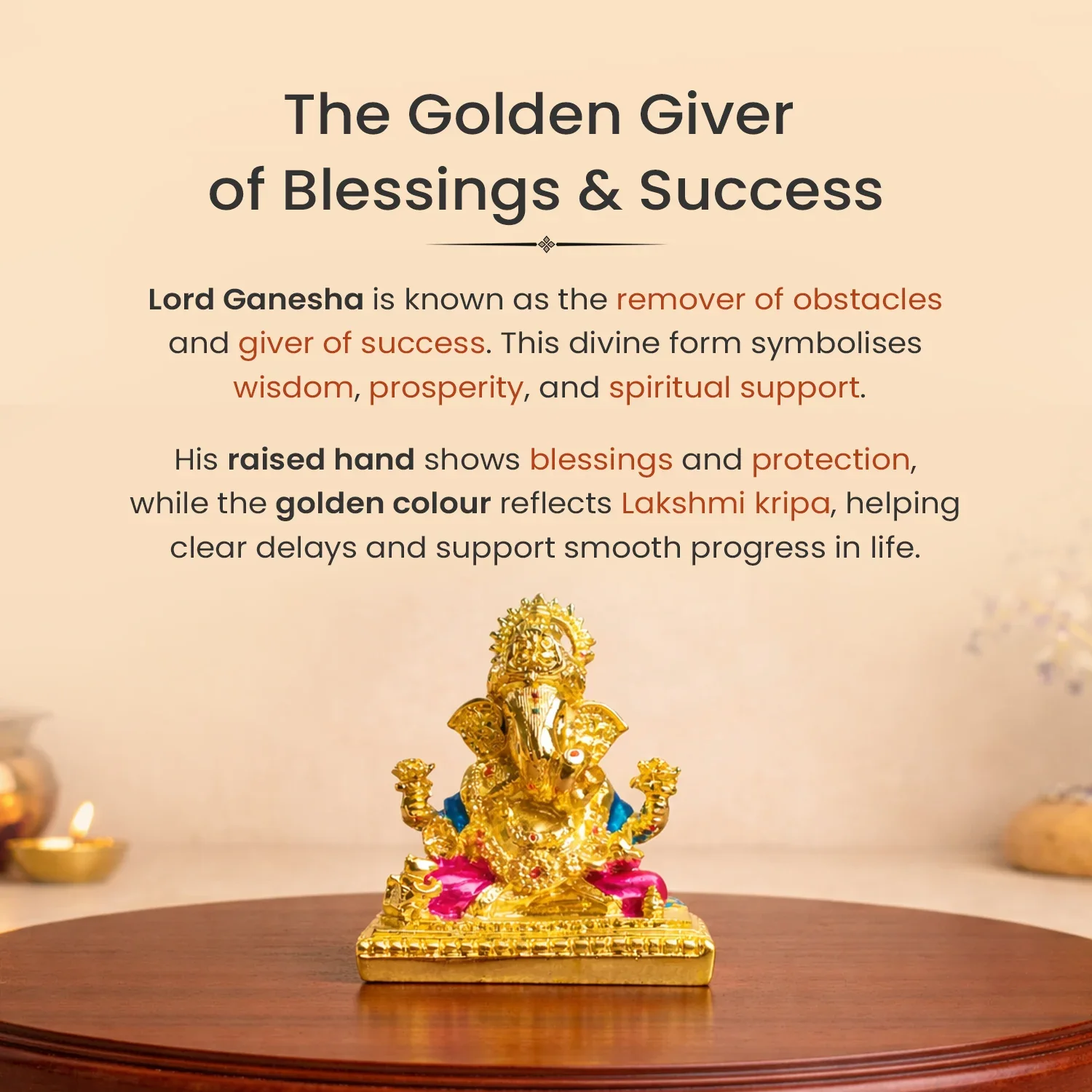 Shri Siddhivinayak Ganesha Idol - Image 3