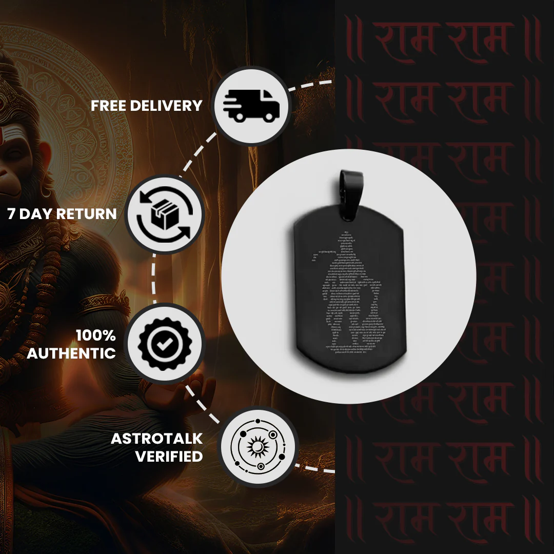 Hanuman Chalisa Kavach (Black) - Image 8