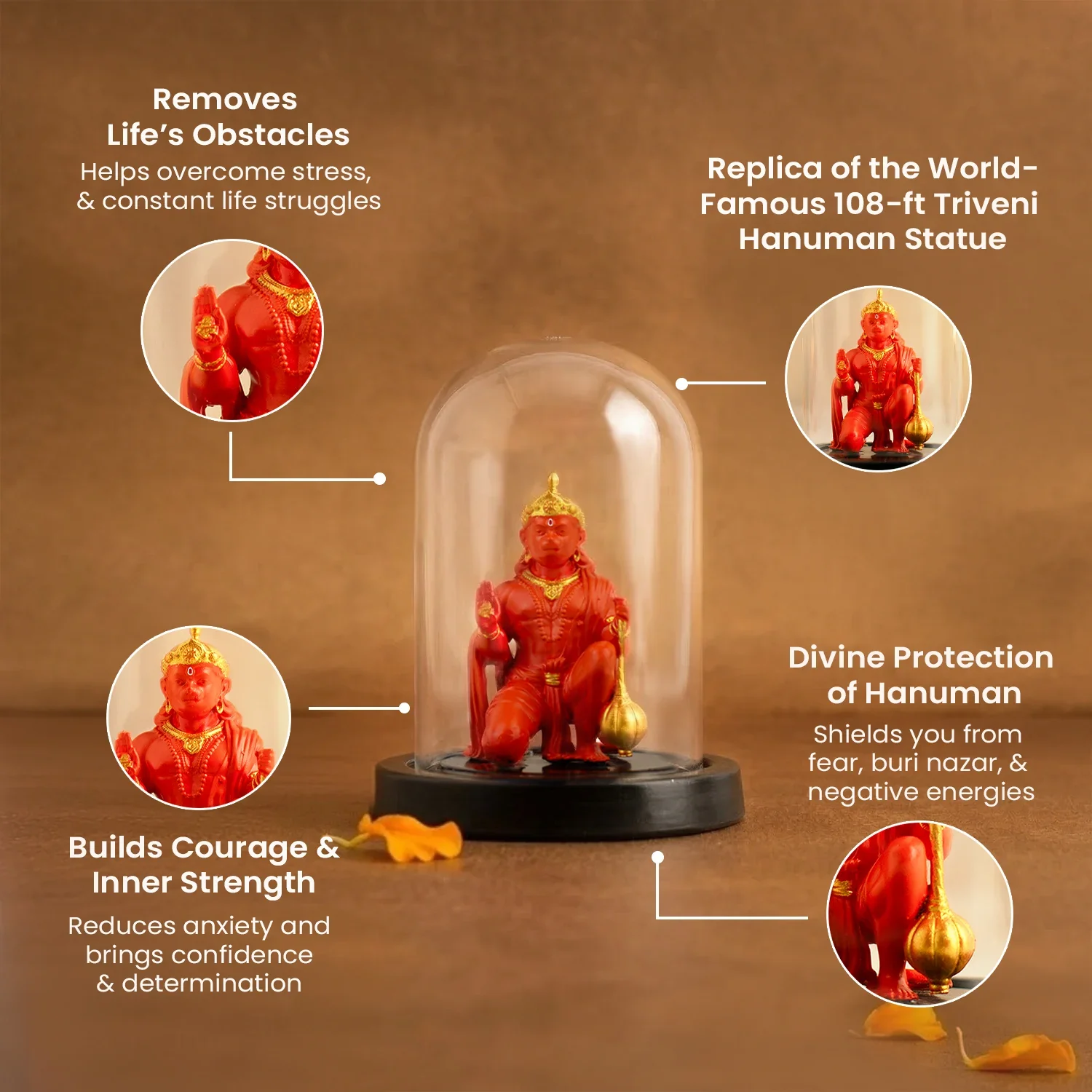 Siddh Triveni Hanuman Murti - Image 7