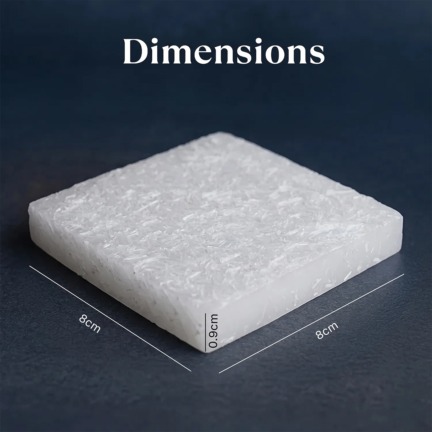 Square Raw Selenite Plate - Image 7