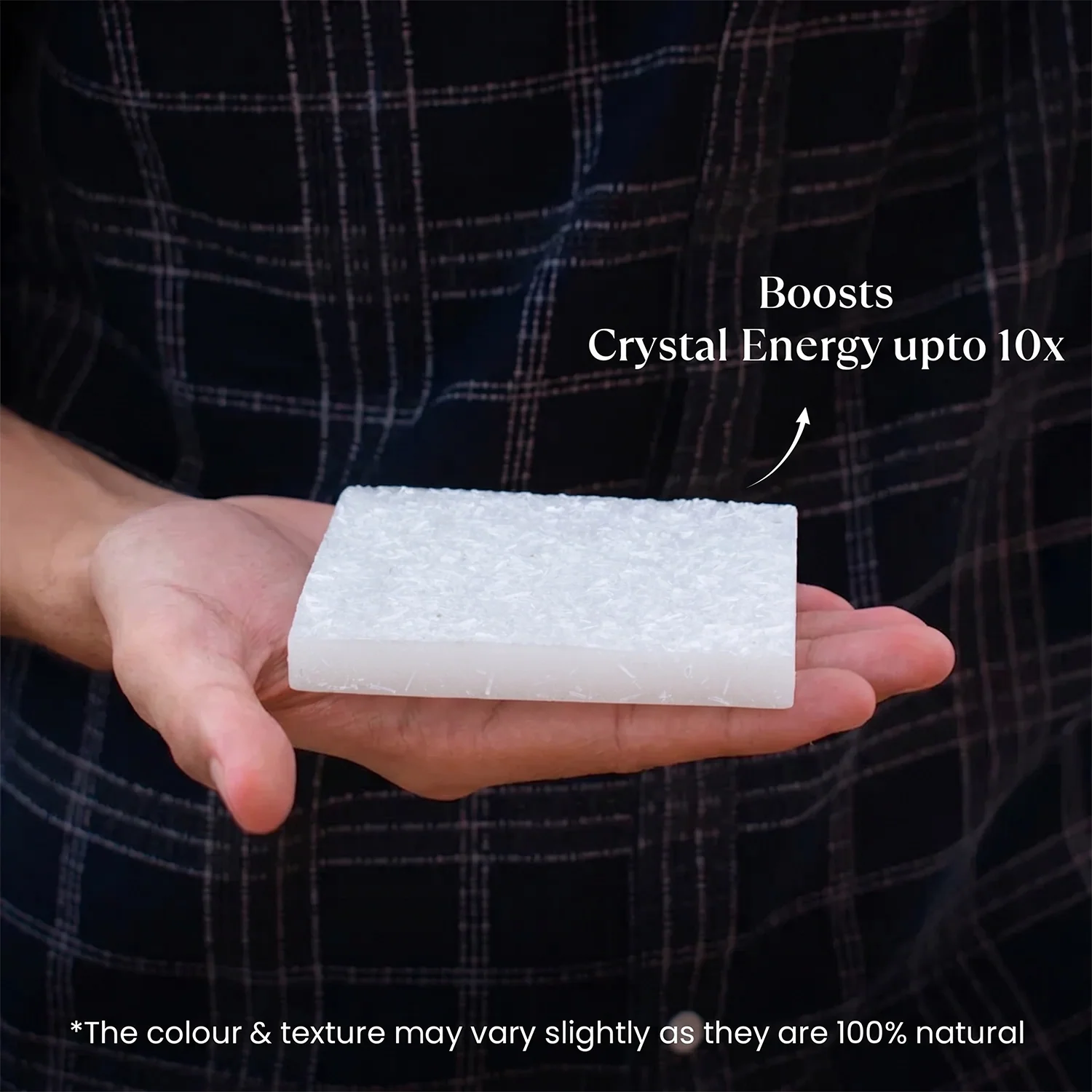 Square Raw Selenite Plate - Image 9