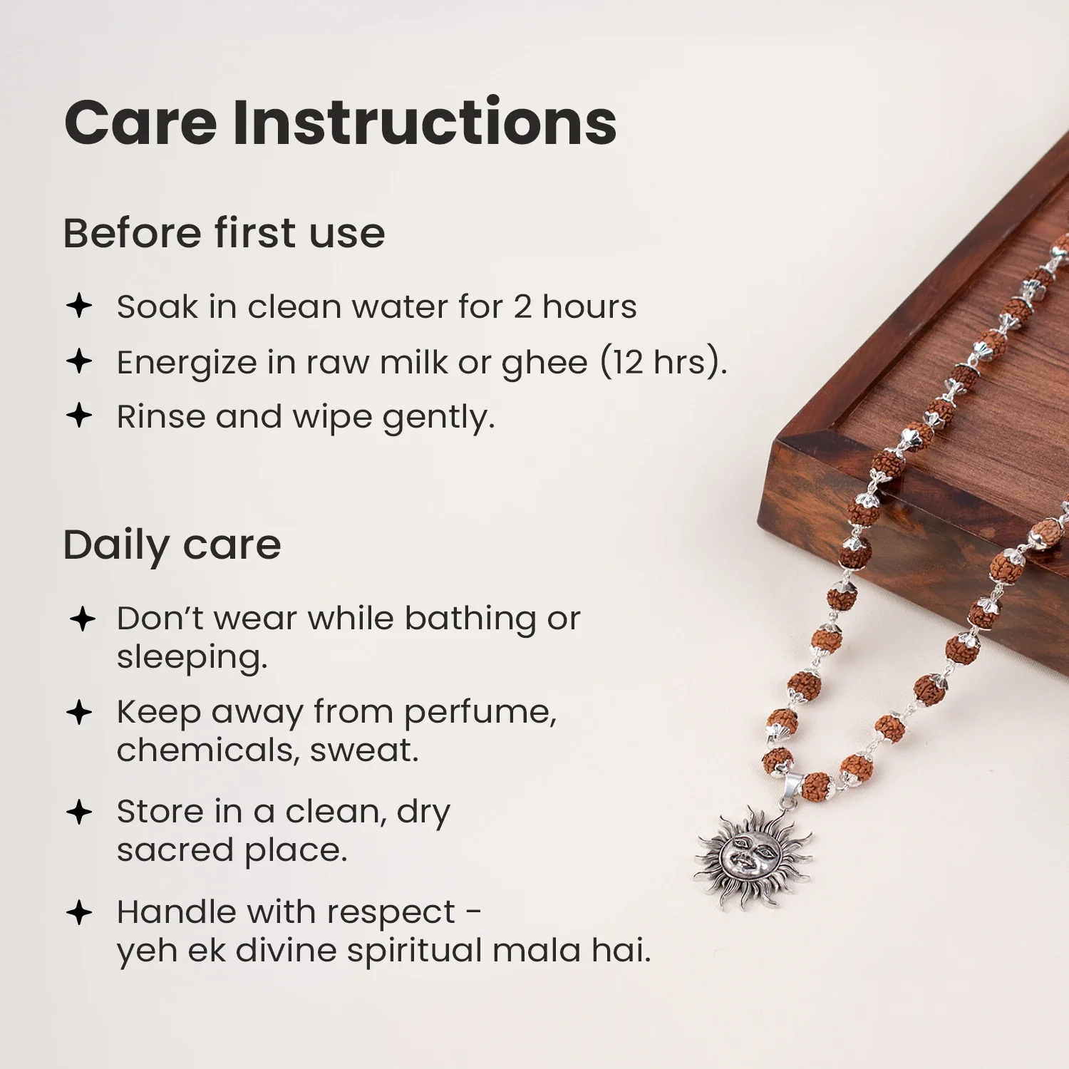 Surya Shakti Rudraksha Mala - Image 9