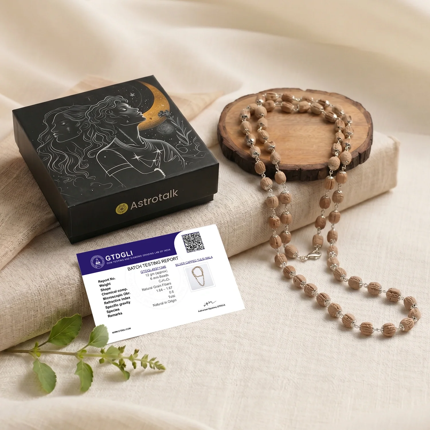 Tulsi Mala Silver Plated - Image 11