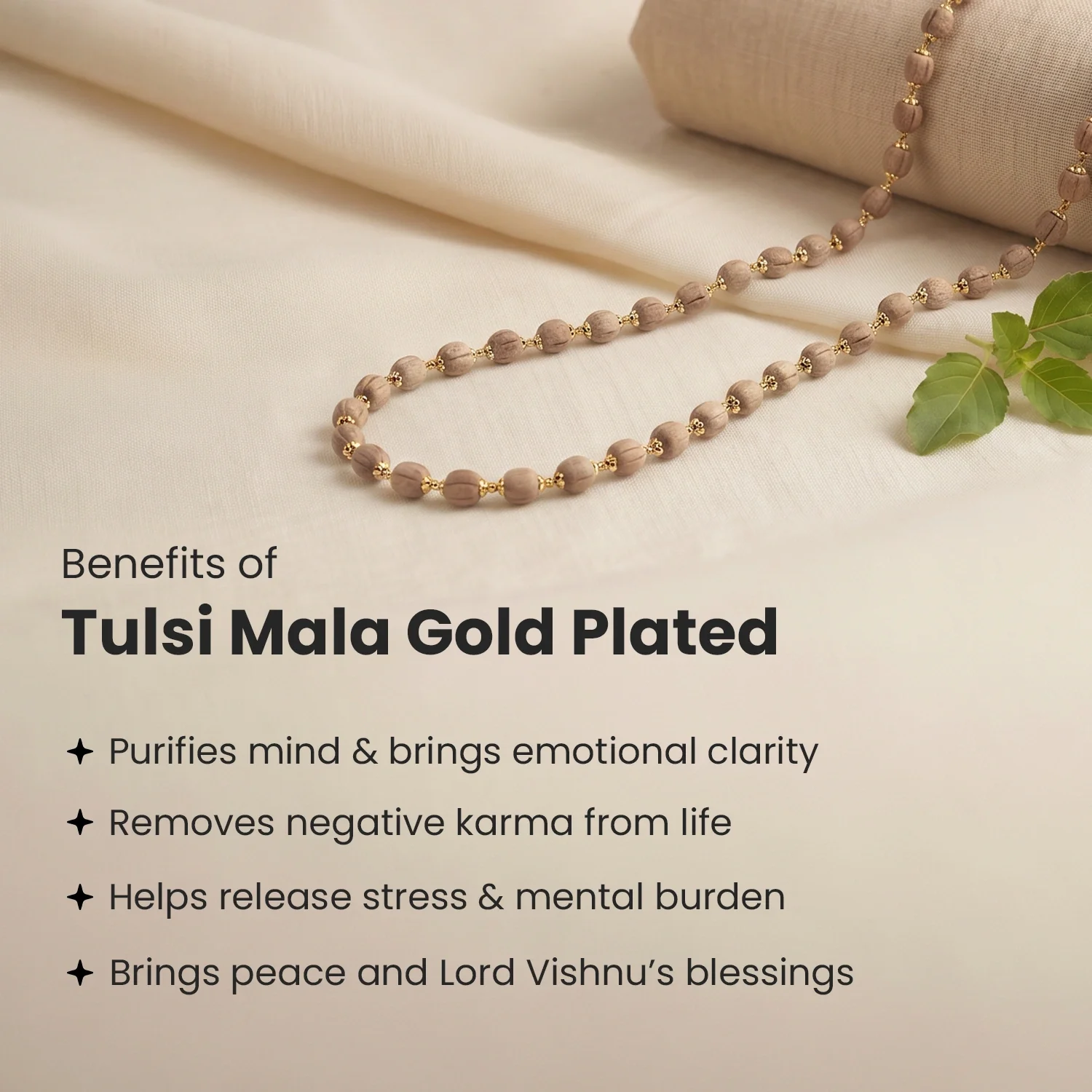 Tulsi Mala Silver Plated - Image 21