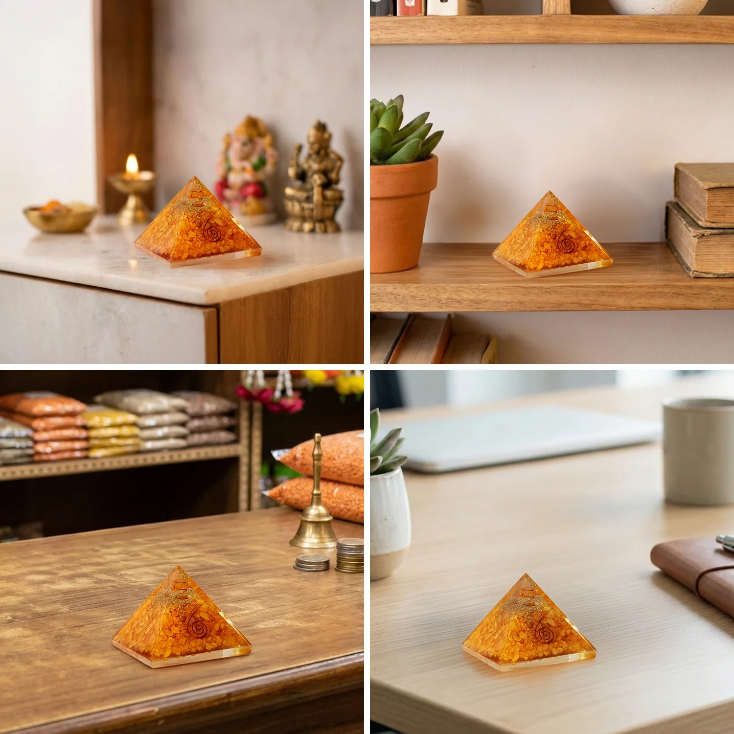 Vyapar Samriddhi Combo - Dhan Yog Bracelet with Citrine Pyramid - Image 11