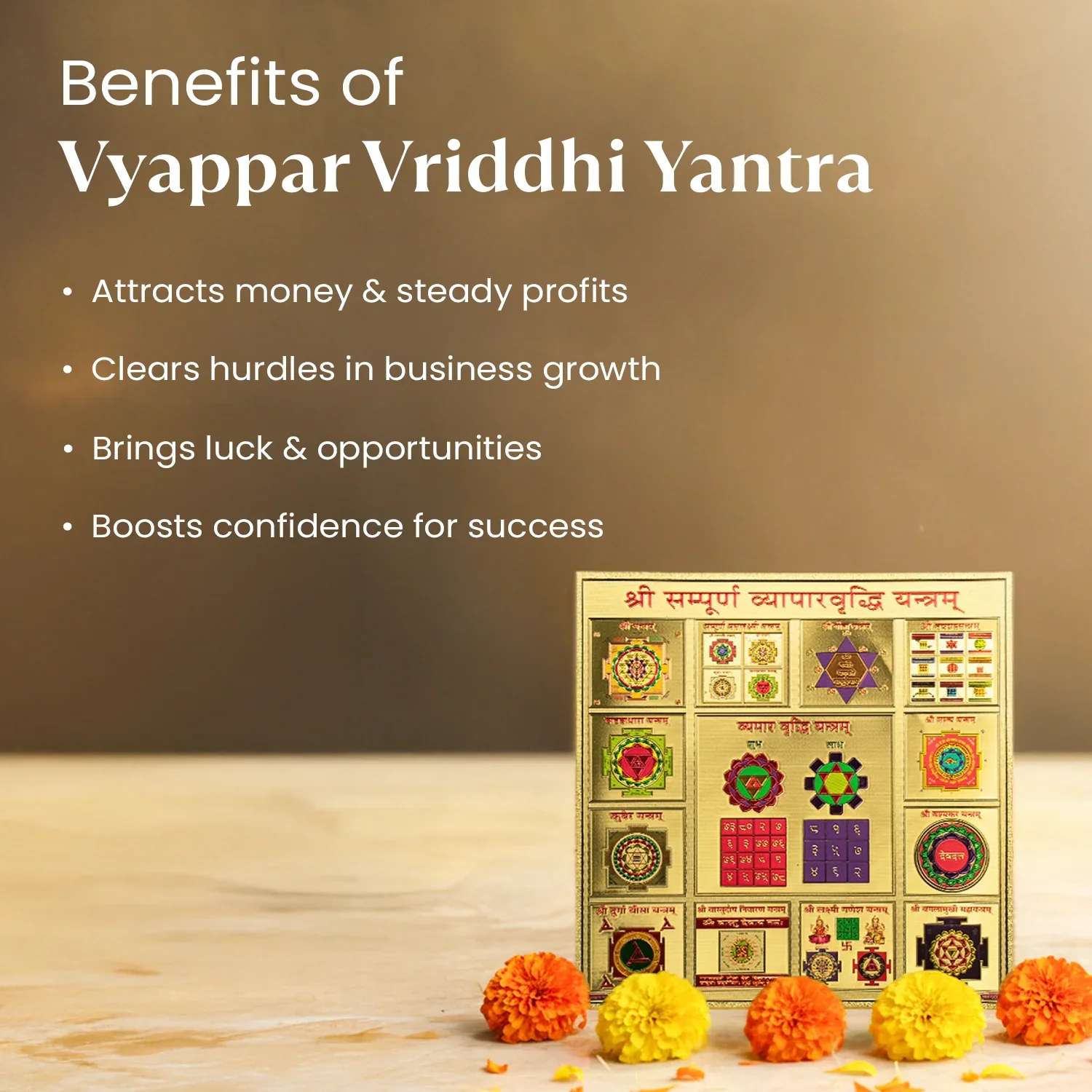 Shree Vyapar Vriddhi Yantra Combo (9×9 inch) - Image 4