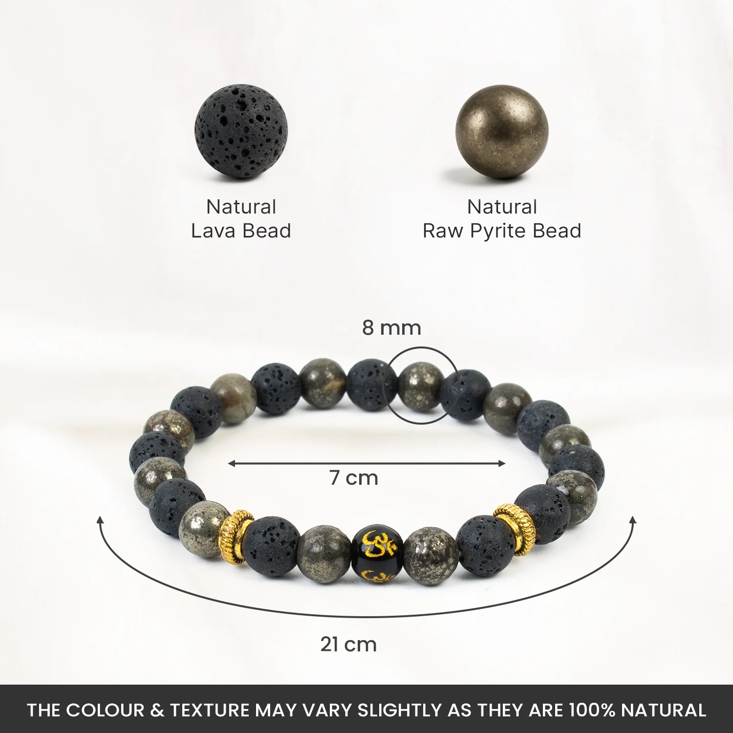 Wealth OM Pyrite Bracelet - Image 5